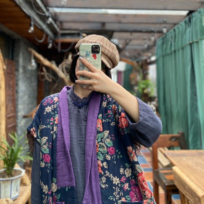 Gilet Bohème Lin