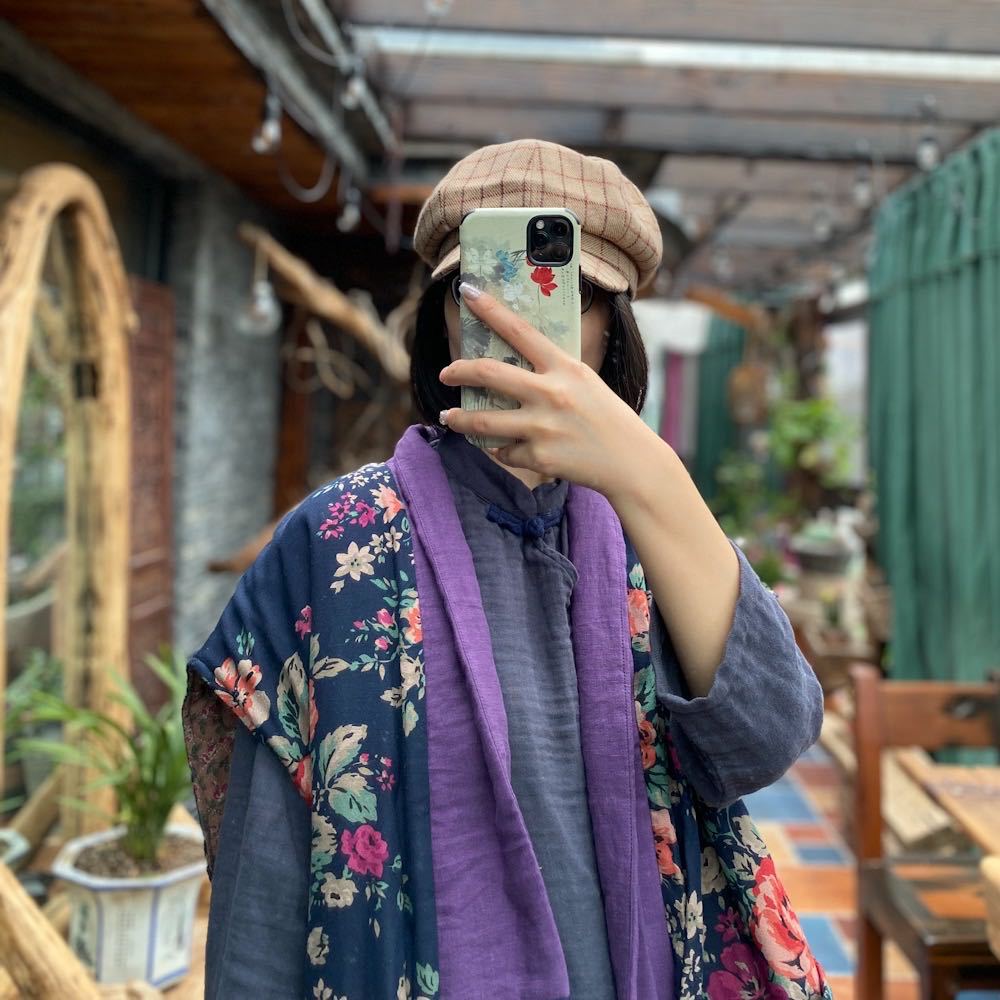 Gilet Bohème Lin