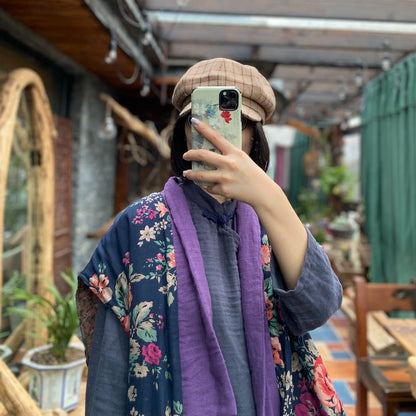 Gilet Bohème Lin